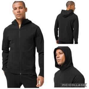 Lululemon City Sweat Full Zip Hoodie in Black Limited Edition Shamrock Size XL